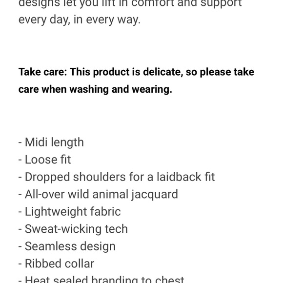 Gymshark XL Woman’s Patterned Olive Crop Top - Picture 4 of 5